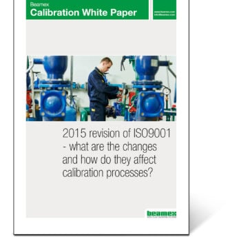 ISO9001:2015 -有哪些变化，它们如何影响你们的校准过程?Beamex白皮书。